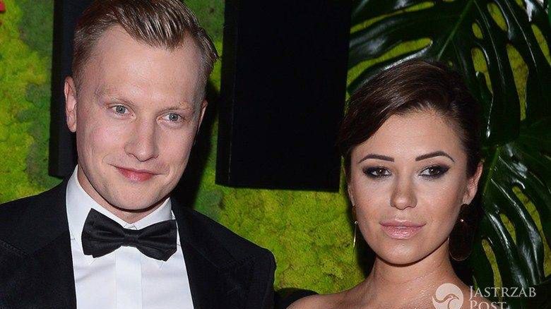 Ciężarna Agnieszka Wesołowska i Kuba Wesołowski na balu Fundacji TVN 2016. Zdjęcia 2016