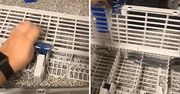 Kobieta odkryła ukrytą funkcję koszyka na sztućce. Można je myć w zmywarce na 3 sposoby