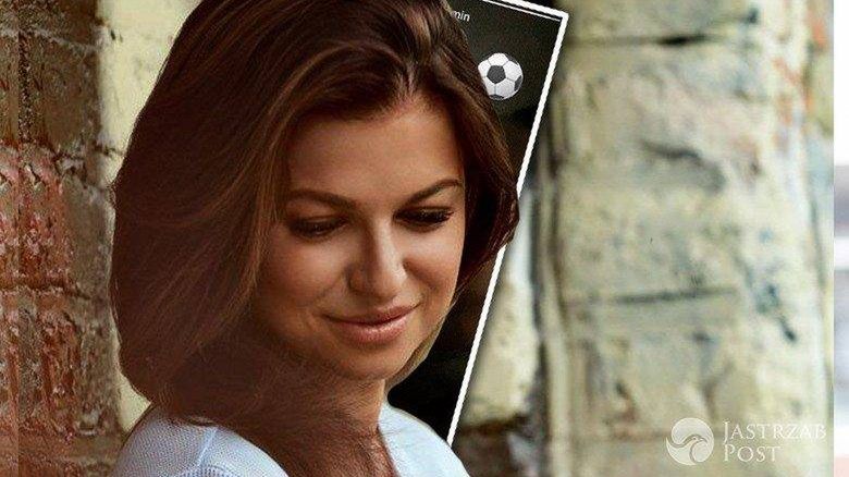 Anna Lewandowska kibicuje z Klarą Lewandowską