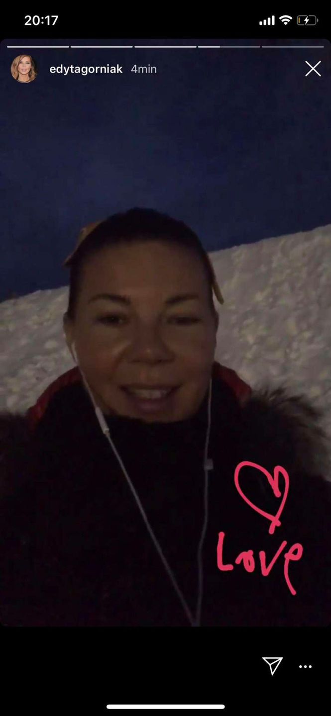 Edyta Górniak na feriach z Allanem Krupą