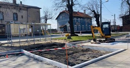 Trwa przebudowa centrum Osieka nad Notecią