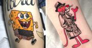 21 zupełnie zwariowanych i kolorowych tatuaży, które spodobają się fanom kreskówek oraz filmów