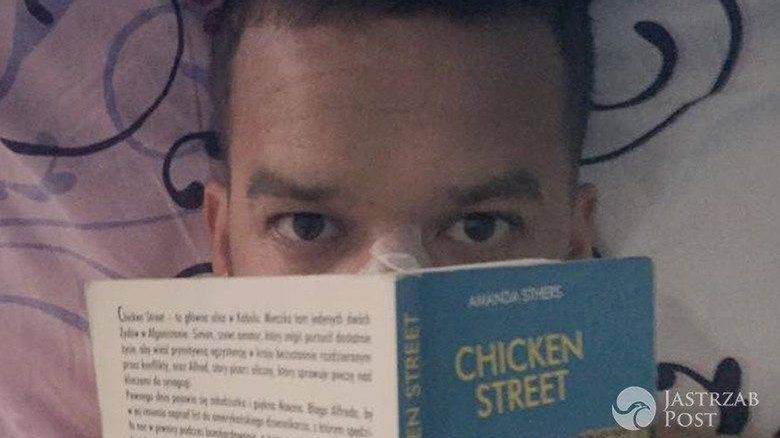 Michał Piróg już po operacji przegrody nosowej i małżowin nosowych w klinice laryngologicznej MML w Warszawie