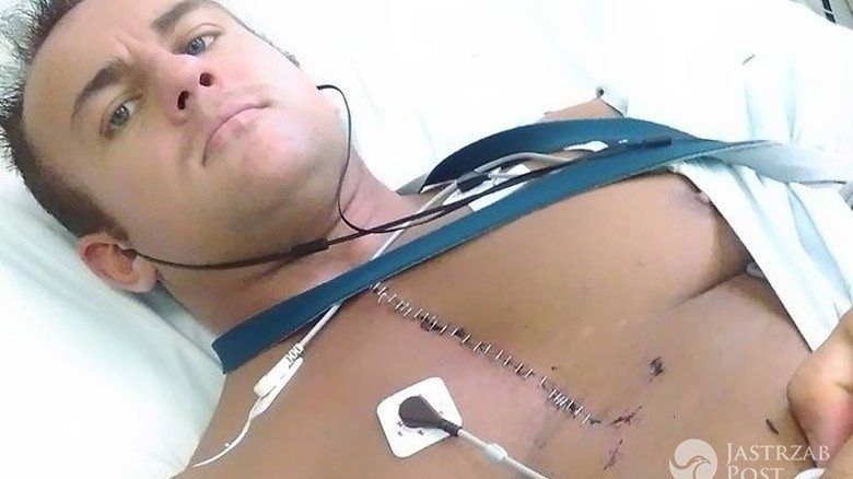 Mateusz Skrentny z Kto poślubi mojego syna 2 w szpitalu