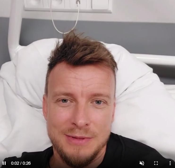 Piotr Kupicha w szpitalu