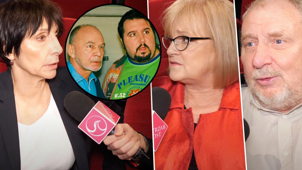 Gwiazdy Kiepskich wspominają Ryszarda Kotysa i Dariusza Gnatowskiego