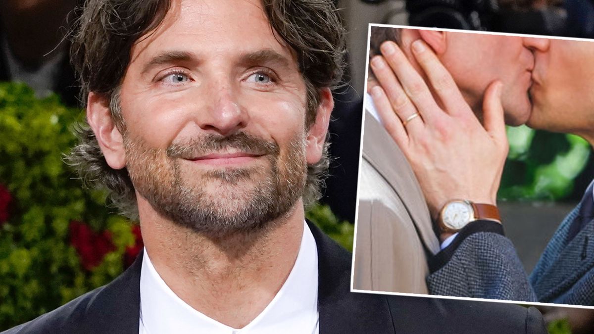 Bradley Cooper przyłapany na gejowskim pocałunku! Tak aktor całował w parku młodszego przystojniaka