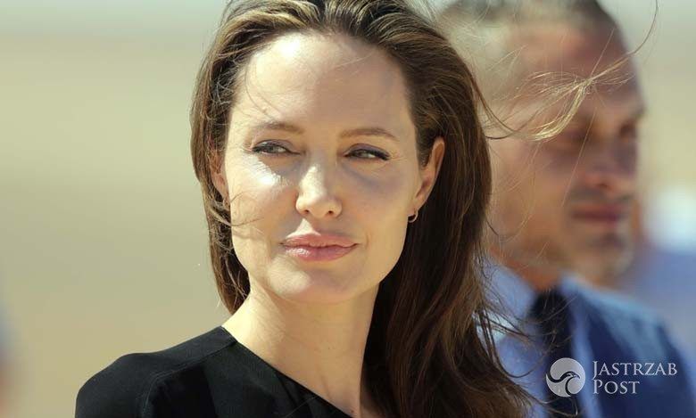 Wychudzona Angelina Jolie odwiedziła obóz dla syryjskich uchodźców. Szeroką sukienką próbowała ukryć bardzo szczupłą sylwetkę