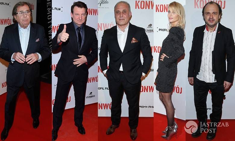 Gwiazdy na premierze filmu "Konwój": Aneta Kręglicka, Janusz Gajos, Robert Więckiewicz, Przemysław Bluszcz, Arkadiusz Jakubik...