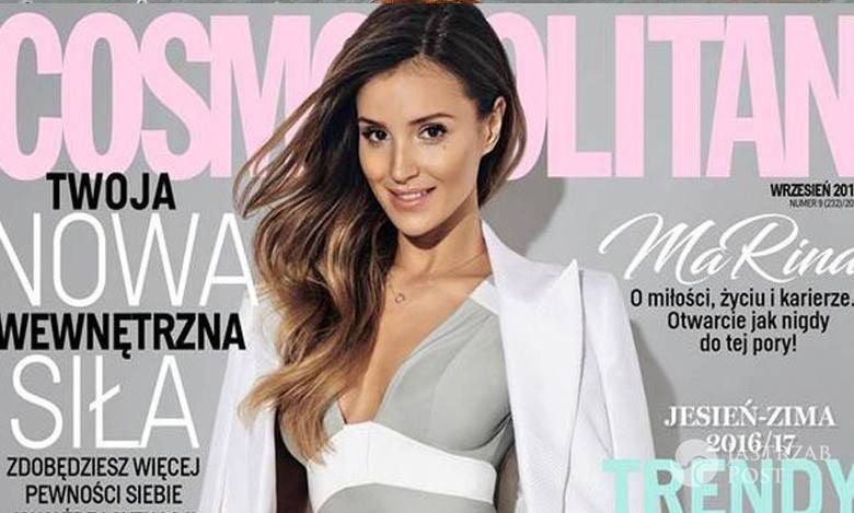 Seksowna Marina na okładce "Cosmopolitan", ale to jeszcze nie wszystko! Gwiazda w wywiadzie zdradza szczegóły związku z Wojciechem Szczęsnym i dementuje plotki