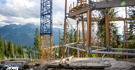Przy granicy powstaje nowa atrakcja – Sky Walk Serce Poronina