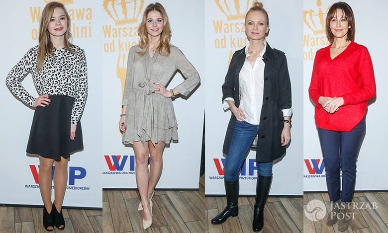 Gwiazdy na konferencji inaugurującej akcję "Warszawa od kuchni": Julia Wróblewska, Izabela Zwierzyńska, Olga Borys, Anna Popek...