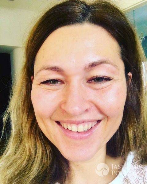Beata Sadowska bez makijażu