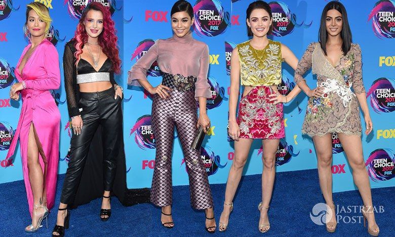Rewia mody na Teen Choice Awards 2017: Rita Ora, Vanessa Hudgens, Emeraude Toubia, Bella Thorne [GALERIA]