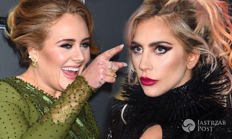 Lady Gaga pokazała zdjęcie zza kulis Grammy 2017, a na nim... Adele! Co tam się działo