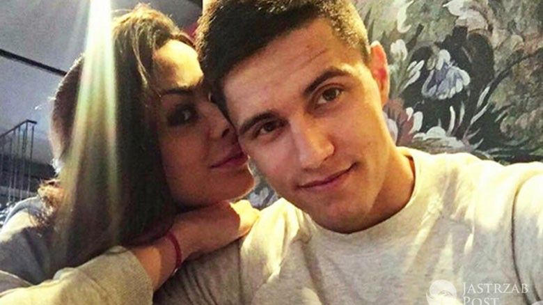 Klaudia Adamczyk z Bartoszem Kapustką