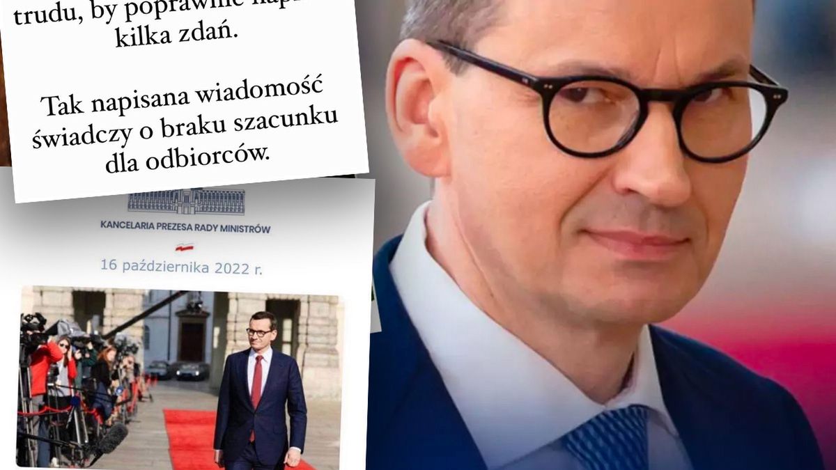 List Mateusza Morawieckiego naszpikowany błędami! Ekspertka nie zostawiła na nim suchej nitki. "Tak napisana wiadomość świadczy o braku szacunku"