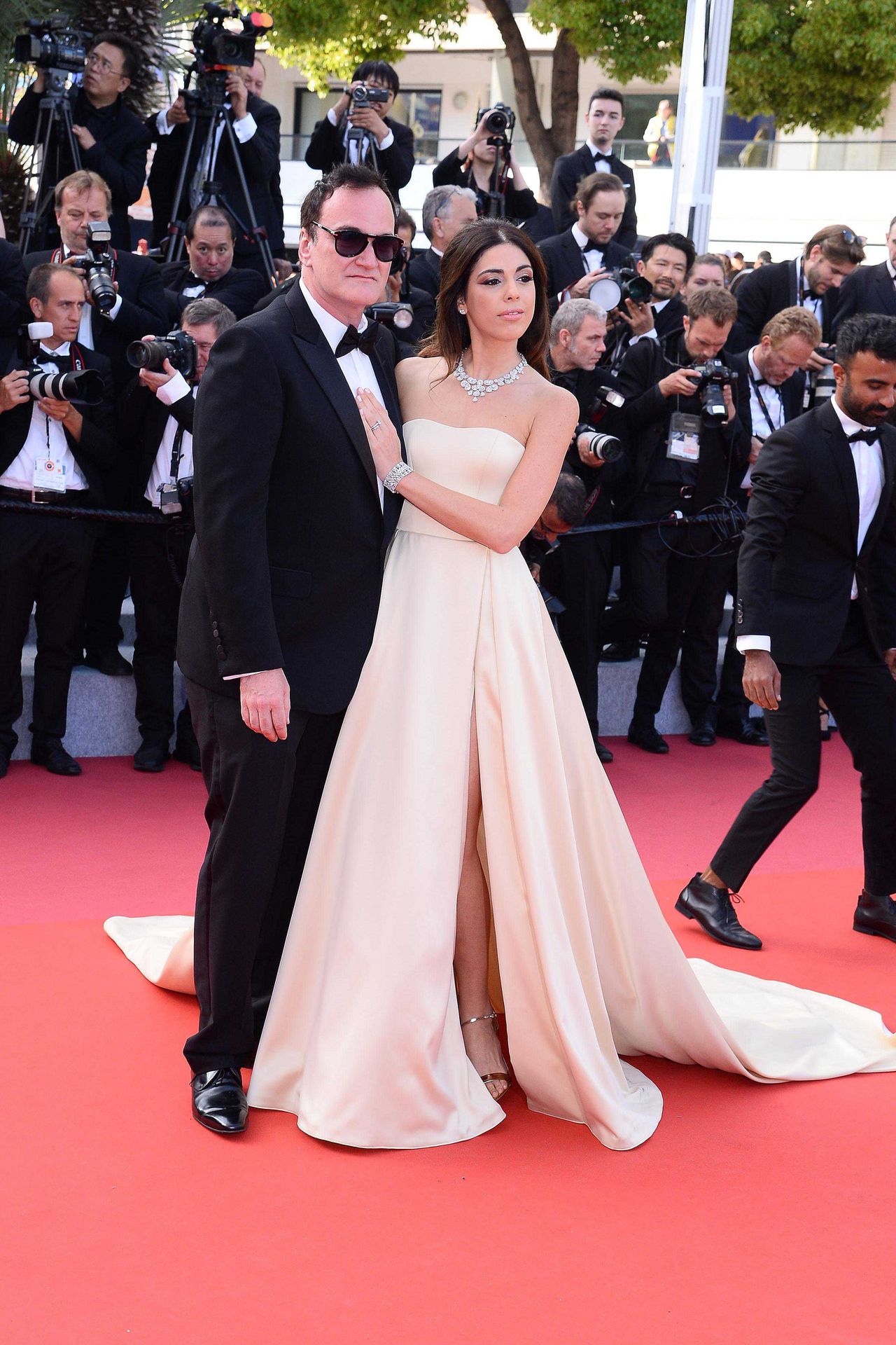 Quentin Tarantino z żoną, Danielą Pick - ceremonia zamknięcia, Cannes 2019