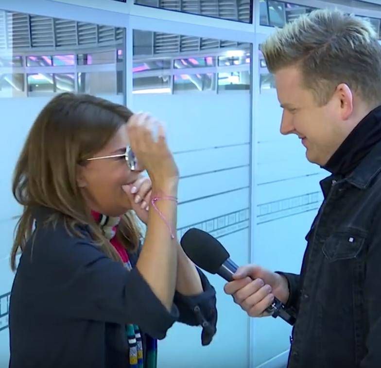 Edyta Górniak dostała ataku śmiechu podczas wywiadu