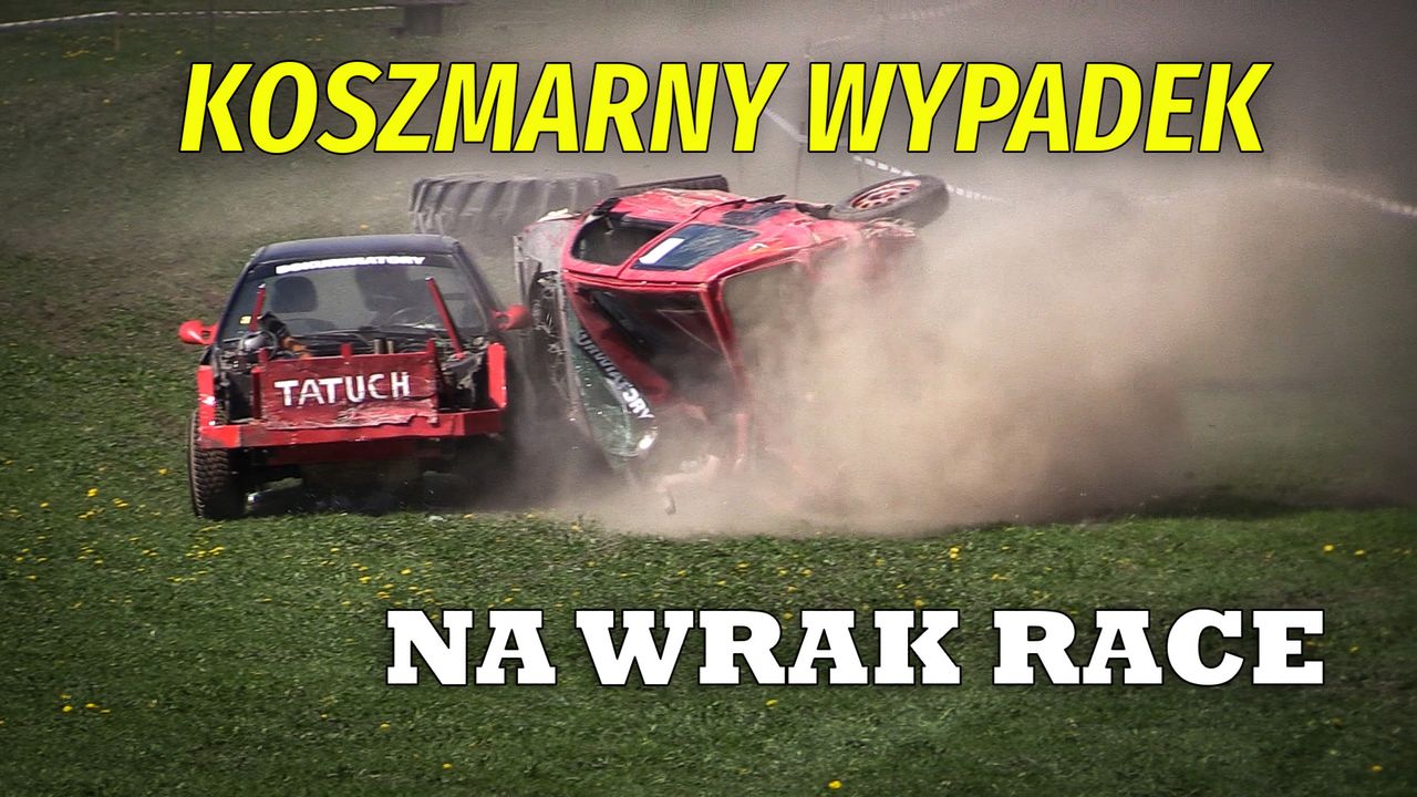 Koszmarny wypadek na Wrak Race