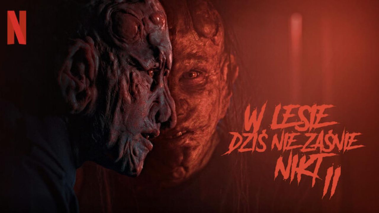 Plakat promujący film "W lesie dziś nie zaśnie nikt 2"