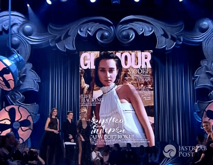 Daria Zhalina na okładce magazynu Glamour