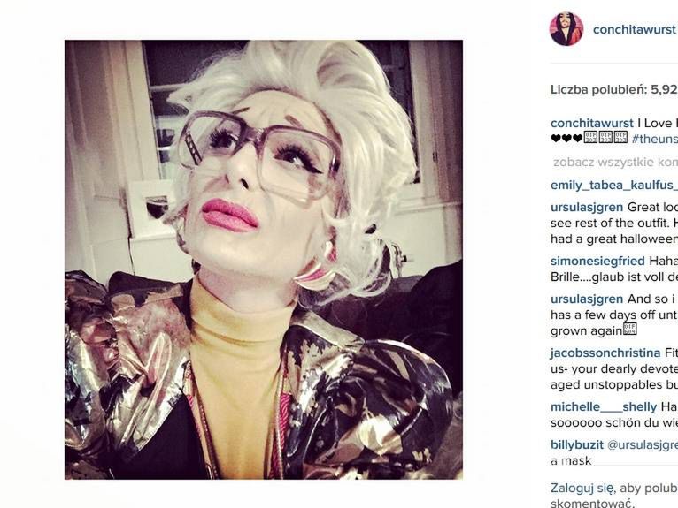 Conchita Wurst na Halloween 2015