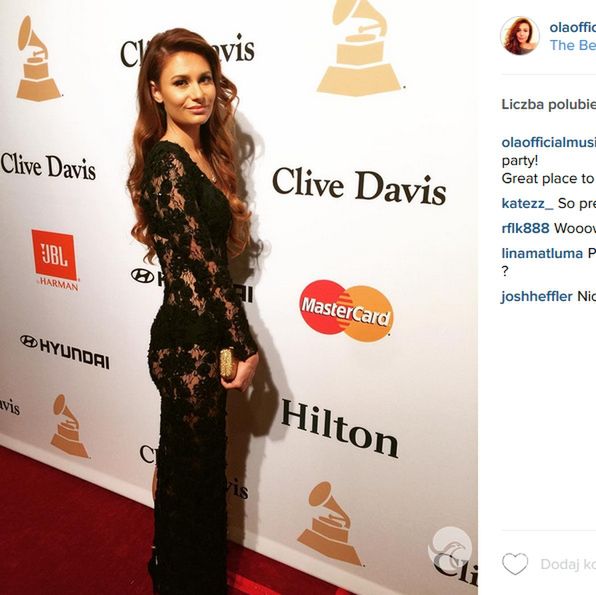 Aleksandra Gintrowska na Grammy 2016