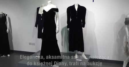 Suknia księżnej Diany, w której tańczyła z Travoltą w Białym Domu, trafi na aukcję