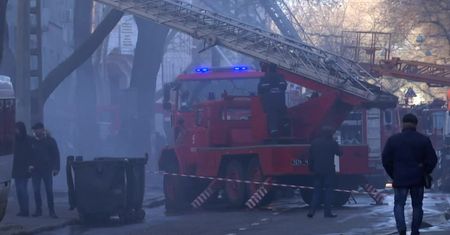 Pożar szkoły w Odessie. Zginęła jedna osoba, 15 rannych