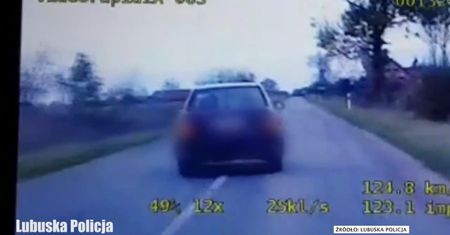 Policyjny pościg w okolicach Dobiegniewa w Lubuskiem. 19-latek pędził nawet 150 kilometrów na godzinę