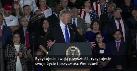 “Dni socjalizmu i komunizmu są policzone”. D. Trump zaapelował o zaprzestanie wspierania reżimu N. Maduro