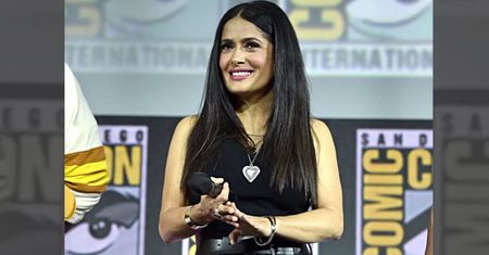 Salma Hayek nie mogła powiedzieć nikomu o współpracy z Meghan Markle nad najnowszym wydaniem “Vogue’a”