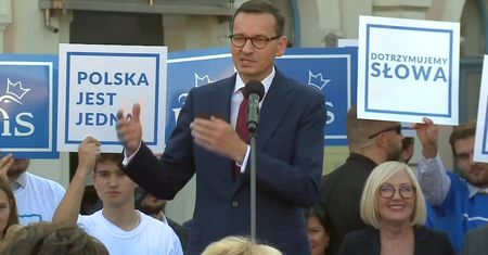 Premier na wiecu w Wieliczce: Politykę wstydu zamieniliśmy na politykę godności