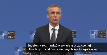 Szef NATO: Rosja wyprodukowała i rozmieściła nowe rakiety, które mogą sięgnąć europejskich miast
