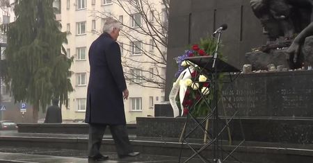 Rex Tillerson złożył wieniec pod Pomnikiem Bohaterów Getta