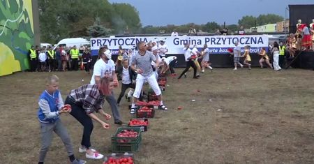 “Są zgniłe, miękkie i świetnie się rozpryskują”. Dwunasta bitwa na pomidory w Lubuskiem