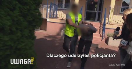Nastolatkowie pobili policjanta?