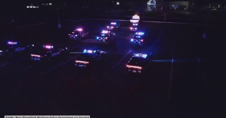 Świąteczny gest solidarności amerykańskich policjantów dla dzieci ze szpitala dziecięcego