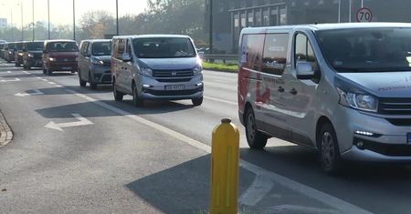 Protest przewoźników w Krakowie. Przedstawili swoje postulaty
