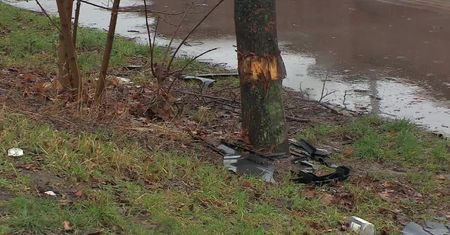 Pracownik myjni rozbił luksusowy samochód