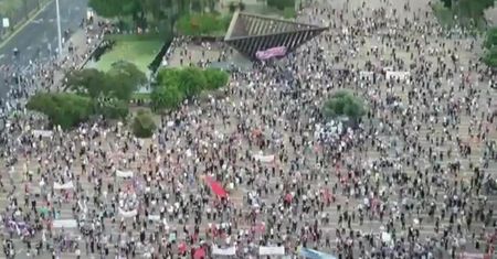 Protest w Tel Awiwie przeciw planom zaanektowania części terytorium Zachodniego Brzegu przez Izrael