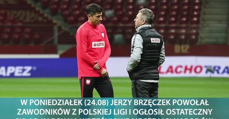 Jerzy Brzęczek podał ostateczny skład reprezentacji Polski na wrześniowe mecze Ligi Narodów