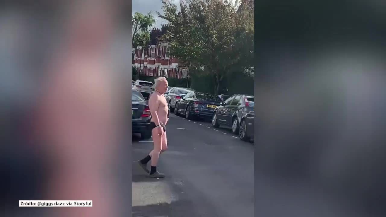 68-latek biegał po Londynie w majtkach i wymachiwał maczetą. Został aresztowany