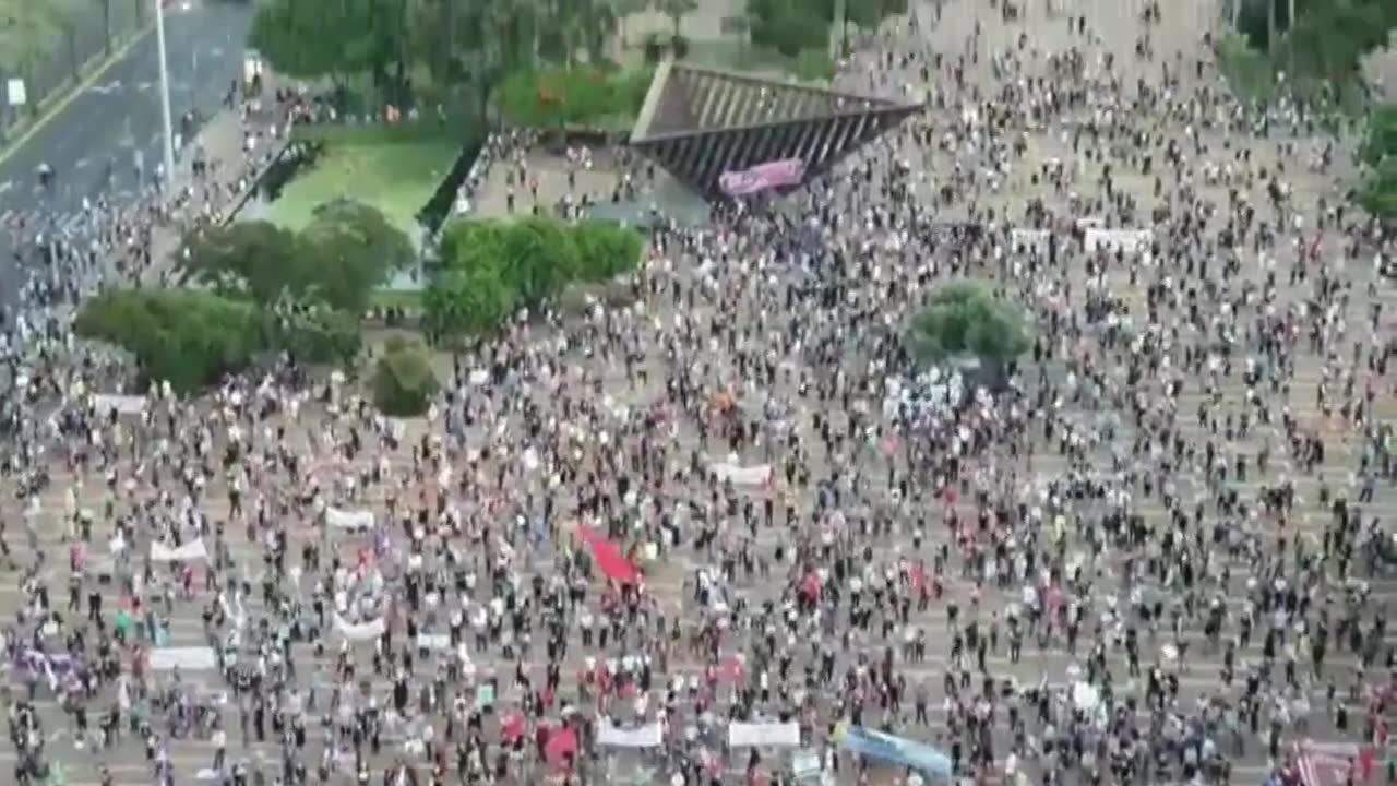 Protest w Tel Awiwie przeciw planom zaanektowania części terytorium Zachodniego Brzegu przez Izrael