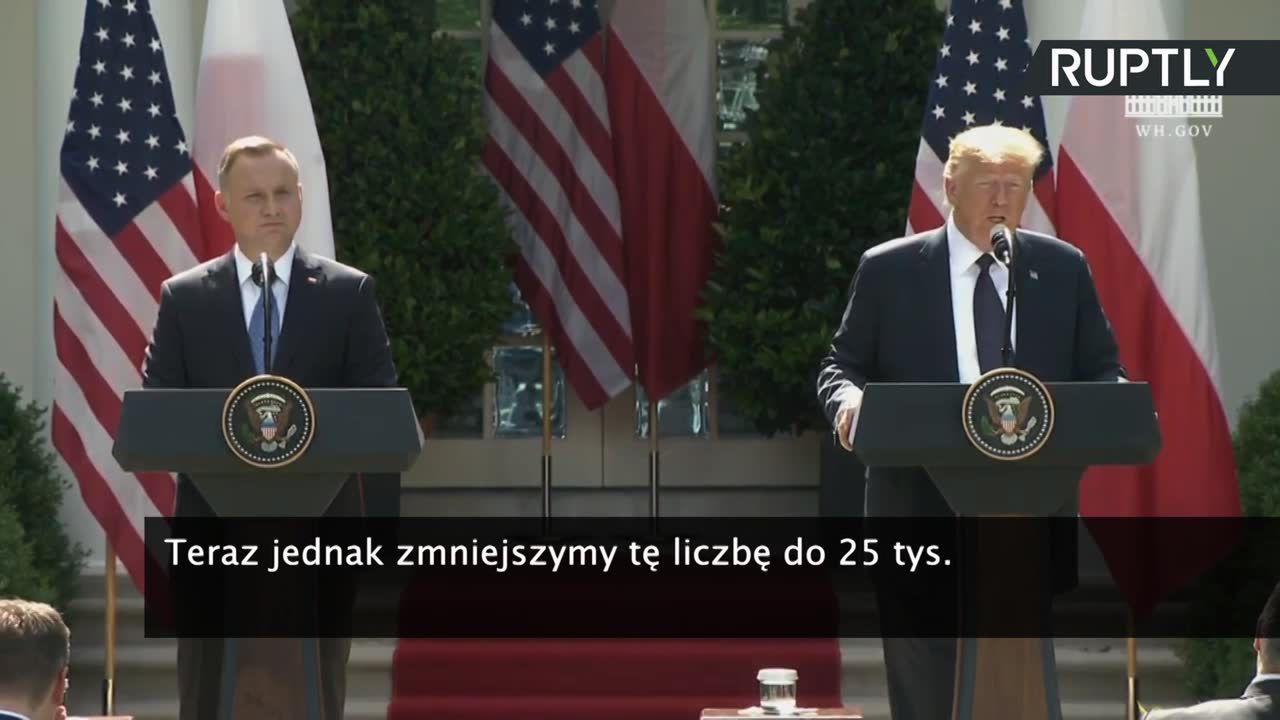 D. Trump: Prawdopodobnie przeniesiemy naszych żołnierzy z Niemiec do Polski