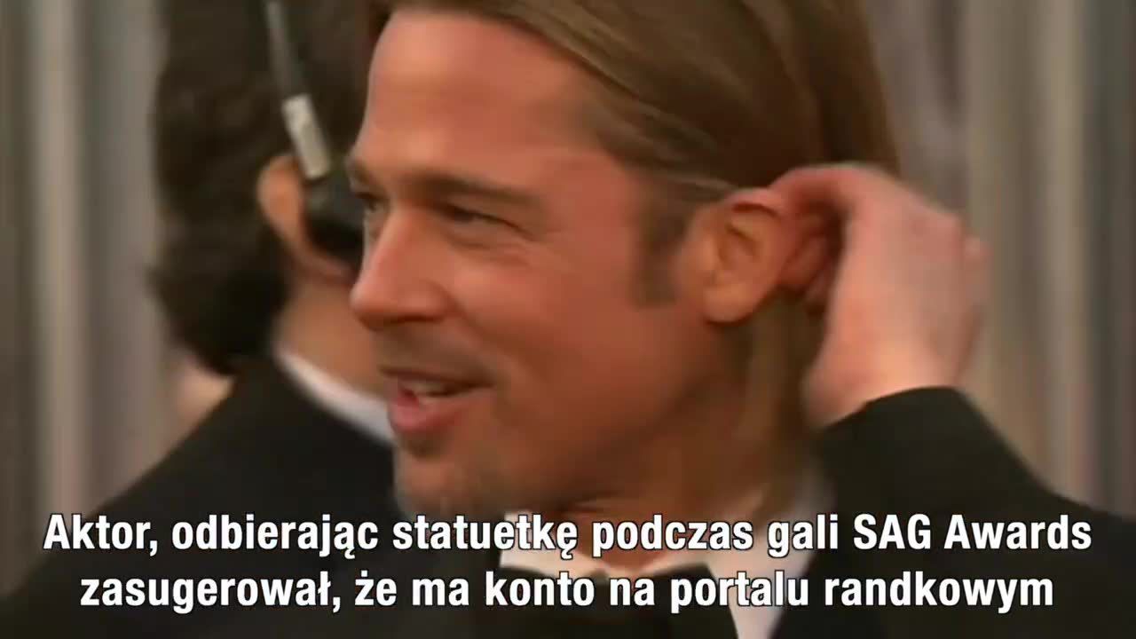 Brad Pitt nie ma profilu na Tinderze. Aktor żartował sugerując, że można z nim się umówić przez aplikację randkową