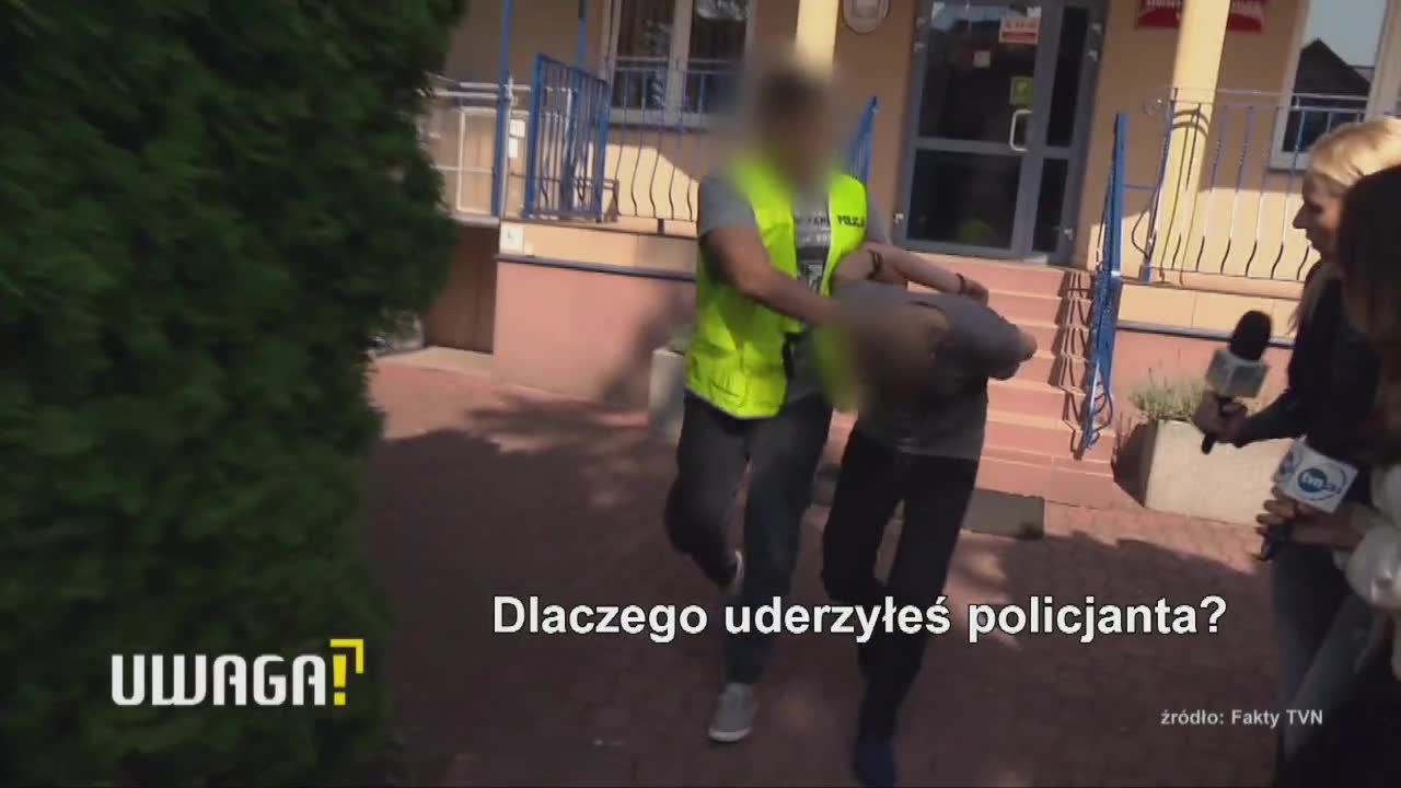 Nastolatkowie pobili policjanta?