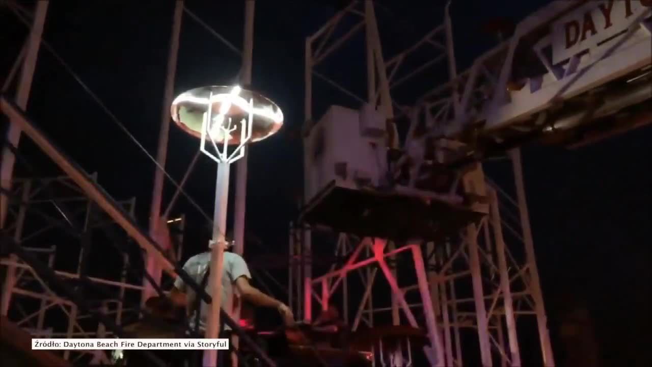 Wagonik rollercoastera spadł z 10 metrów na Florydzie. Sześciu rannych trafiło do szpitala