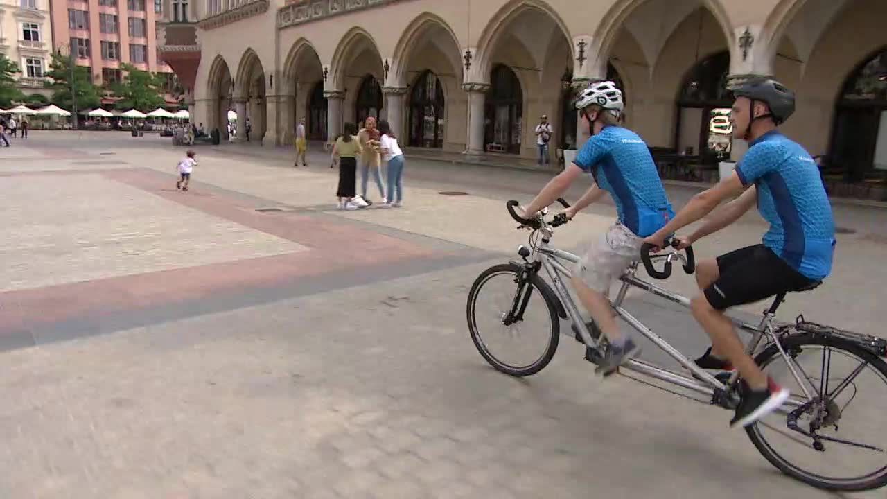 Trzech niewidomych wyrusza na rowerach z Krakowa do Santiago de Compostela. Przejadą 3600 kilometrów